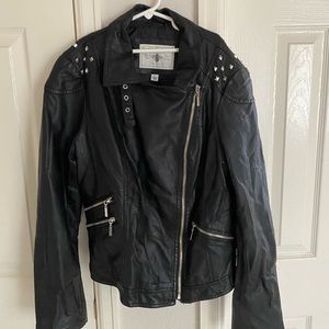 Faux Leather Jacket